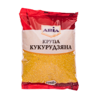 КРУПА КУКУРУДЗЯНА фасована 1кг ТМ ARIA